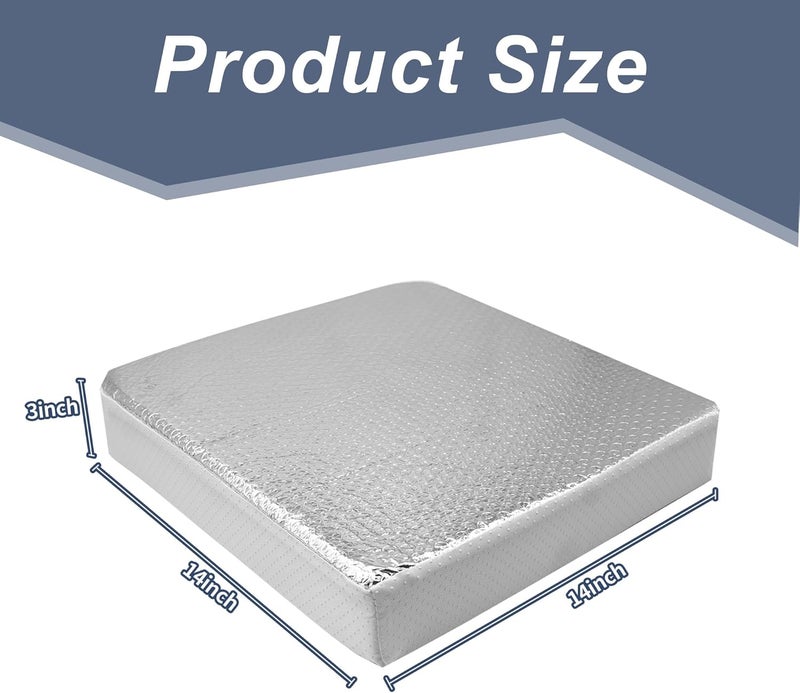 ESMING 1Pack 14"x14"x3" RV Skylight Insulator,RV Vent Insulator, RV Skylight Cover with Reflective Surface, Waterproof RV Insulation, RV Sunroof Skylight Insulates Light and Reduces Noise - Image 2
